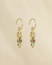 Komi Smokey Quartz Gold Vermeil Earrings / Muja Juma