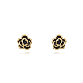 Rose Studs Gold Vermeil