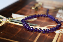 Amethyst Mineral Bracelet
