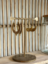 Brass Indian Hoops / Oorbellen