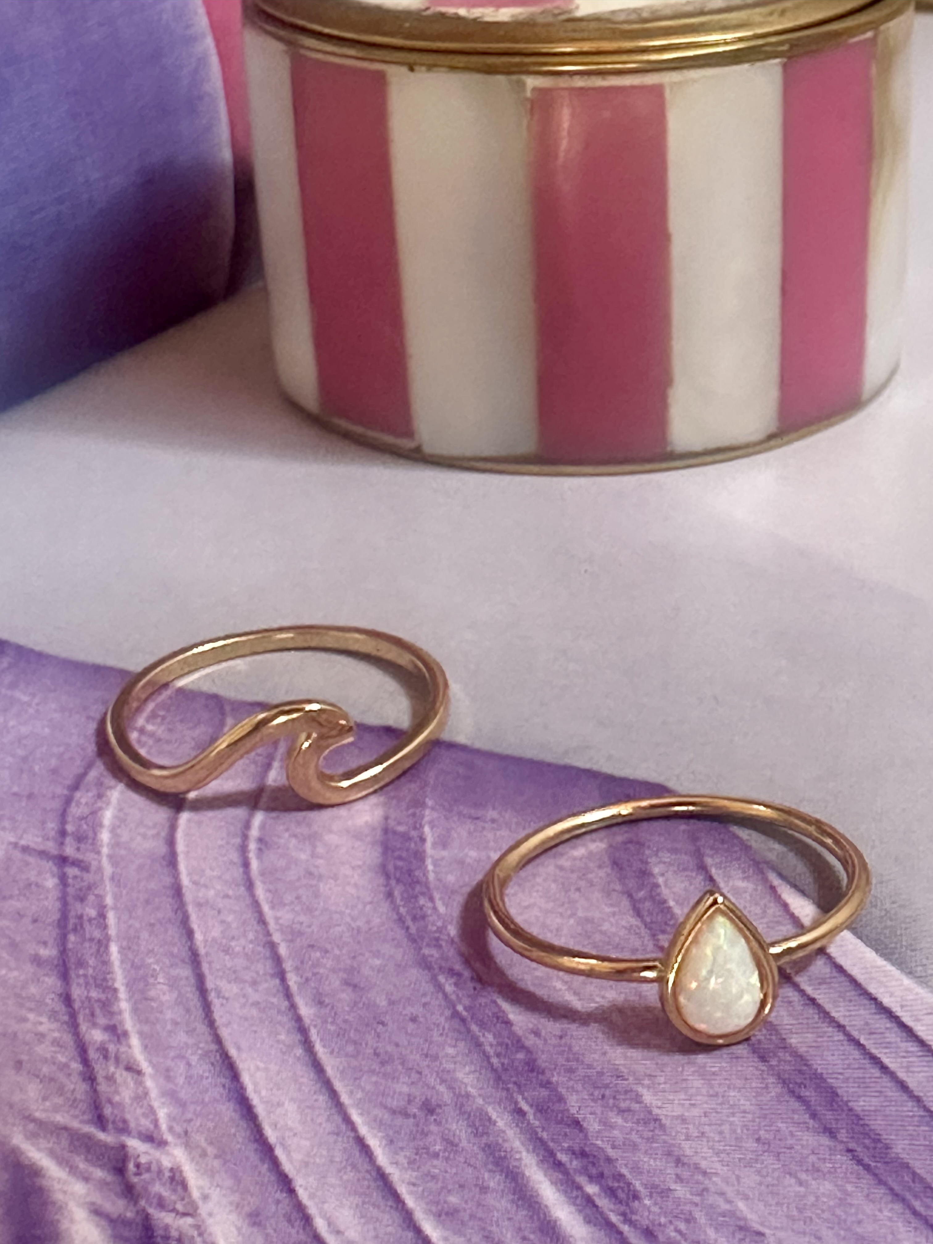 Wave Ring Gold Vermeil