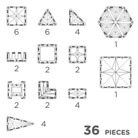 Cleverclixx | Petite Pack Pastel | 36 delen