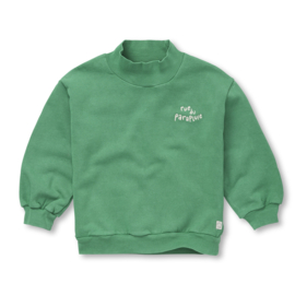 Sproet & Sprout | Turtle neck sweatshirt  Rue de Parapluie | Evergreen