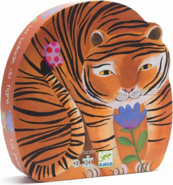 * Djeco * Vormpuzzel The Tigers Walk  24 stukken  (3+)