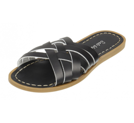 Saltwater dames Slipper Retro Black (vanaf 36)