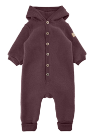 Mikk-line | Merinowollen baby suit met capuchon | Huckleberry