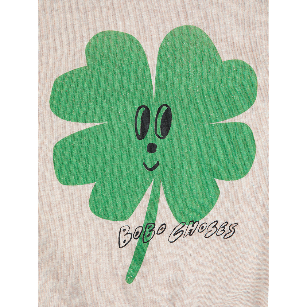 Bobo Choses Lucky Clover raglan sweatshirt
