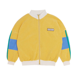 The Campamento Terry Color block Zipper Yellow