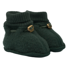 Mikk-line | Merinowollen babyslofjes | Duffel Bag green