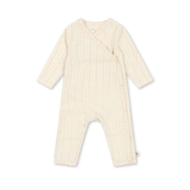 Konges Slojd newborn onesie Fete de Fleur