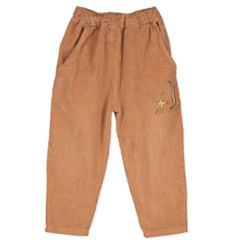 Lotiekids | Corduroy broek | Bruin Moon & Star