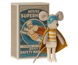 * Maileg * Super Hero mouse in matchbox | 3+