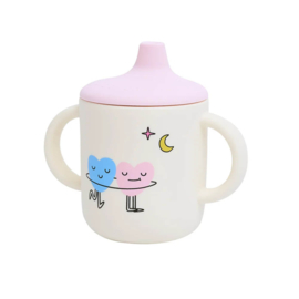 The Cotton Cloud tuitbeker Dancing Hearts - Roze