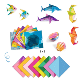 Djeco Origamipakket Zeedieren DJ08755 | 7-12 jaar