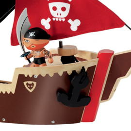 Djeco  Arty Toys Ze Pirat Boat Piratenschip DJ06830 | 4+