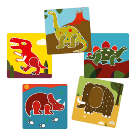 Djeco tekensjablonen Dinosaurussen DJ08863 | 4-7 jaar