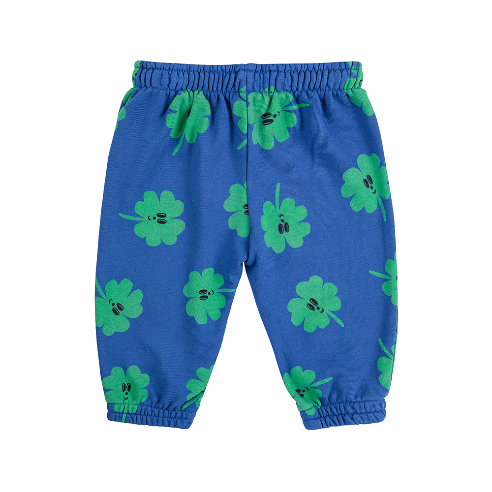 Bobo Choses Lucky Clover all over baby jogging pants