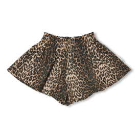 Petit Blush - Ruffle Short - Leopard AOP