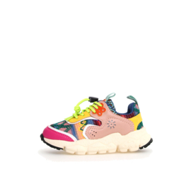 Flower Mountain kindersneakers Doi Junior -  Fuchsia-Zucca Multi