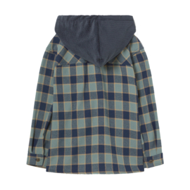Cozmo Flanel blouse met capuchon Faro