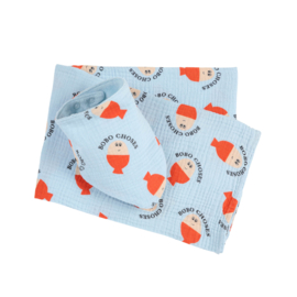 Bobo Choses Morning Egg muslin & bib set