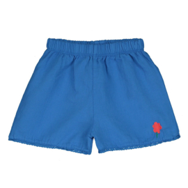 Lotiekids woven shorts - Royal Blue - embroidery