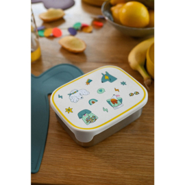 The Cotton Cloud RVS lunchbox Funky Dogs