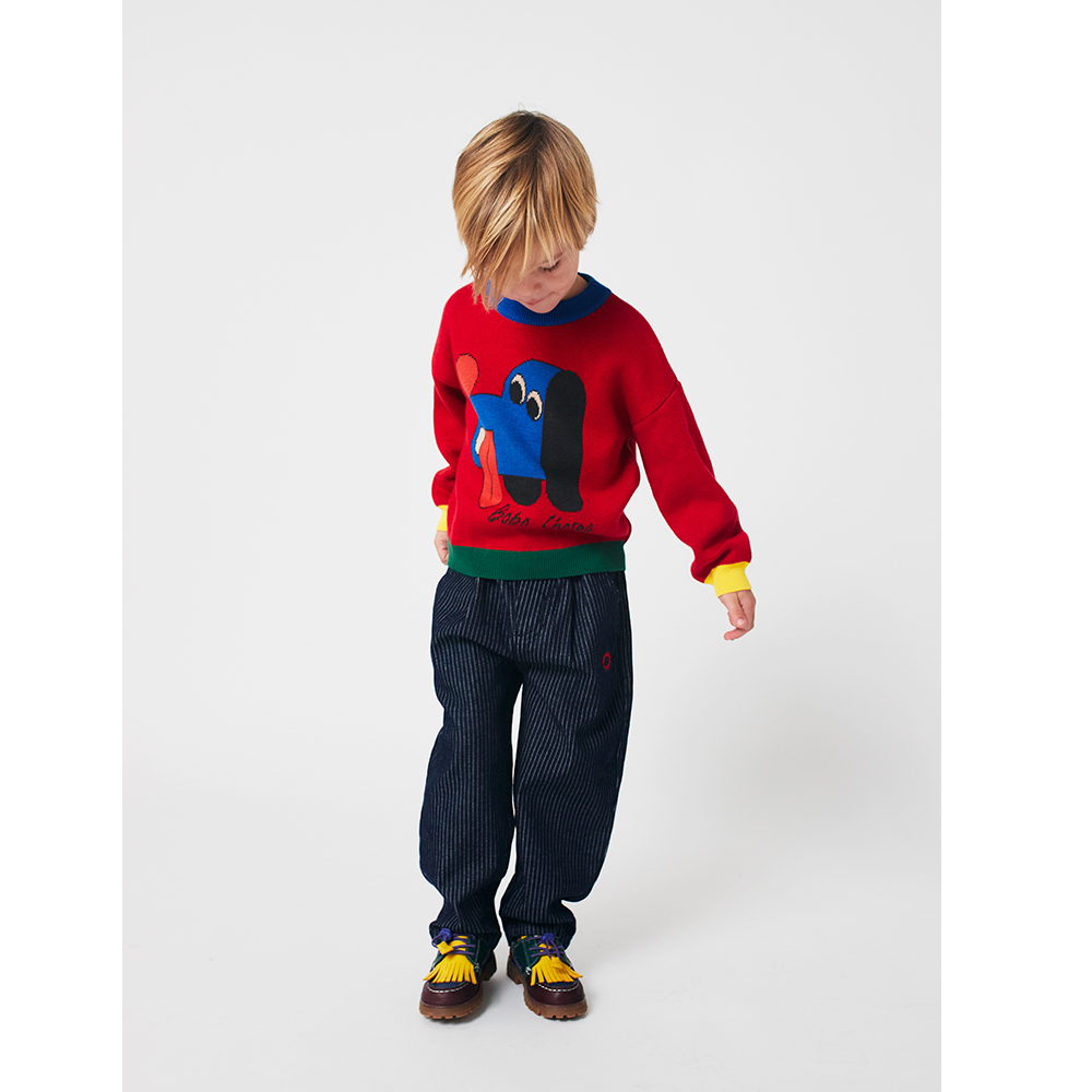 Bobo Choses Doggy Mate Jacquard Jumper