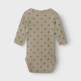 Lil Atelier Gago Kip body Moss Gray