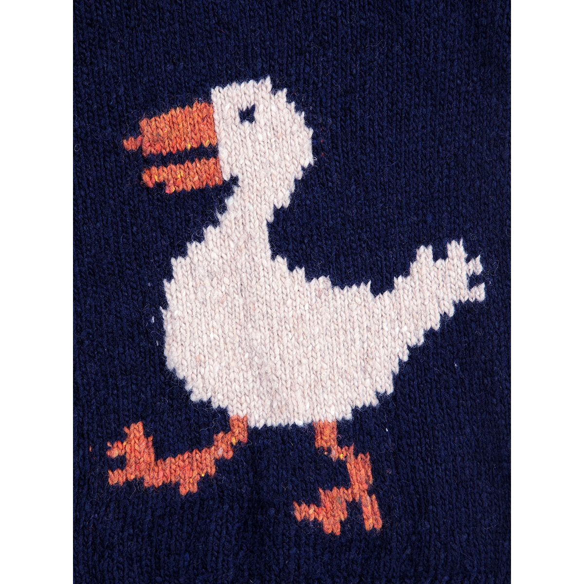 Bobo Choses Gebreid wollen vest La Oca