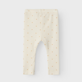 Lil Atelier | Newborn | Gago slim legging Turtledove met hartjes