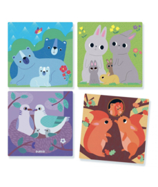 Djeco houten blokken puzzel Puzz-up Forest (3+)