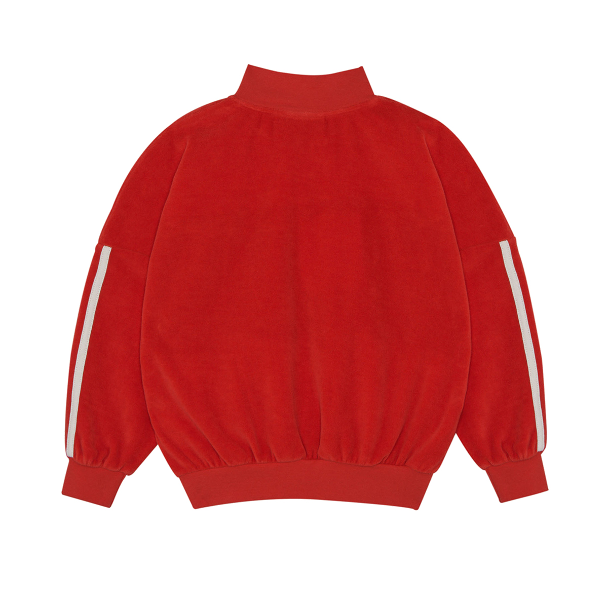 The Campamento Velvet Red Contrast sweatshirt