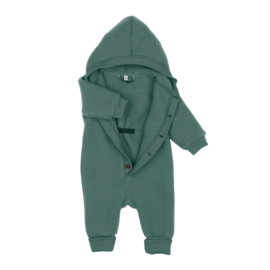 Mikk-line Merinowollen babysuit   -   Balsam Green