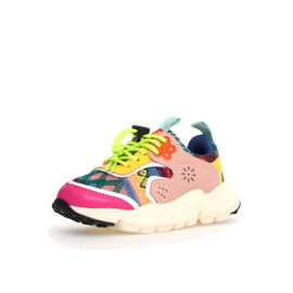Flower Mountain kindersneakers Doi Junior -  Fuchsia-Zucca Multi