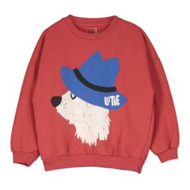 Lotiekids Sweatshirt Chill Dog  -  Red