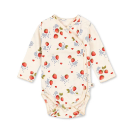 Konges Slojd Basic newborn romper Marmalade