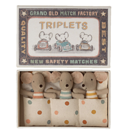 * Maileg * Triplets mice | Babymuizen drieling | 3+