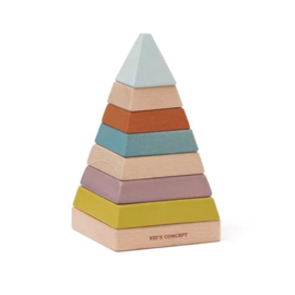 Kids Concept | Houten Stapel Pyramide | 1+