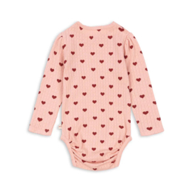 Konges Slojd Minnie romper Amour Rouge