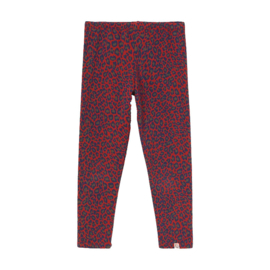 Cozmo Winterlegging  -  Animal print Rood
