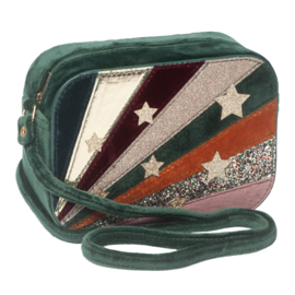 Mimi & Lula | Tasje Luxe Velvet Stripe