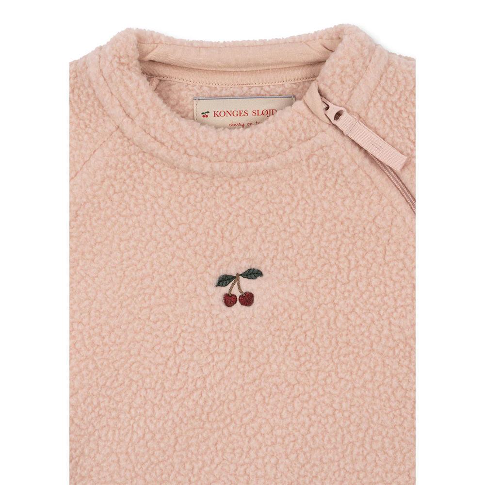 Konges Slojd Safa onesie   -  Smoke Rose