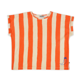 Ammehoela T-shirt Sunny - Orange Stripes