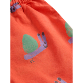 Bobo Choses Funny Snail katoenen baby shorts