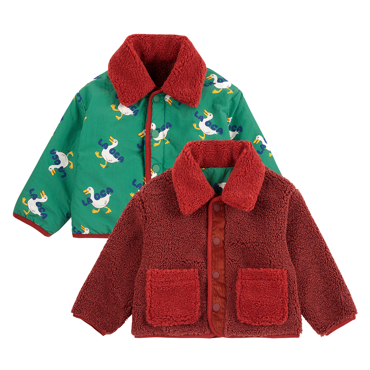 Bobo Choses Baby  -  Reversible La Oca Sheepskin Jas