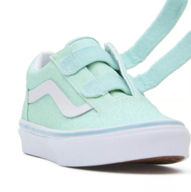 Vans | Kids UY Old Skool V | Glitter Light Blue