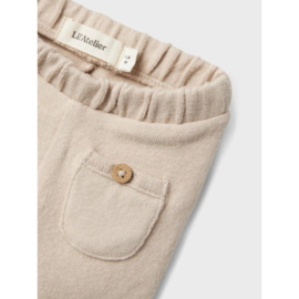 Lil Atelier Thoro Hig babybroek Gray Morn