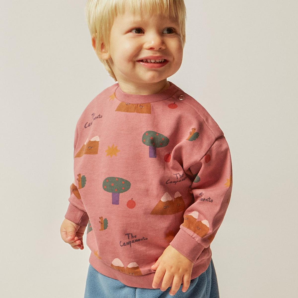 The Campamento baby sweatshirt Mountains