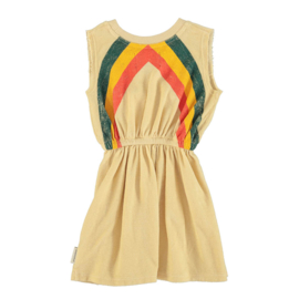 Piupiuchick jurk met multicolor strepen